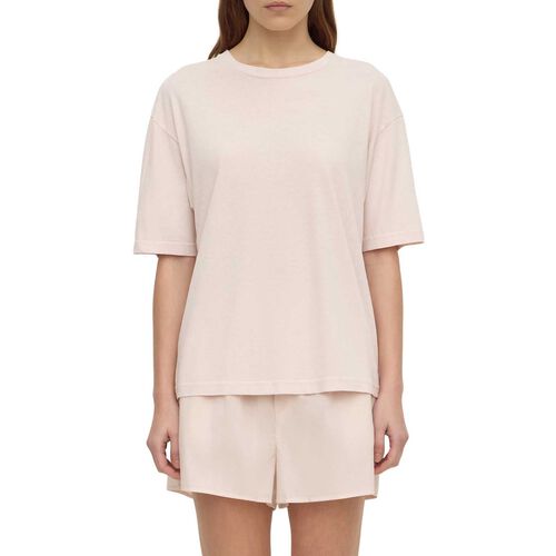 Assembly Label Kira Cotton Hemp Tee Soft Rose